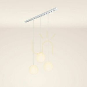 s.luce Orb 3-flammiger Glas-Hängeleuchter Rauchgrau Ø40 cm E27 small 12