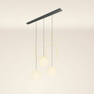 s.luce Orb 3-flammiger Glas-Hängeleuchter Rauchgrau Ø40 cm E27 small 6