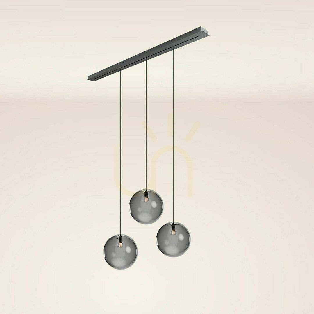Check s.luce Orb 3-flammiger Glas Pendelleuchter rund 40 cm E27 dimmbar s.luce Orb 3-flammiger Glas Pendelleuchter rund 40 cm E27 dimmbar