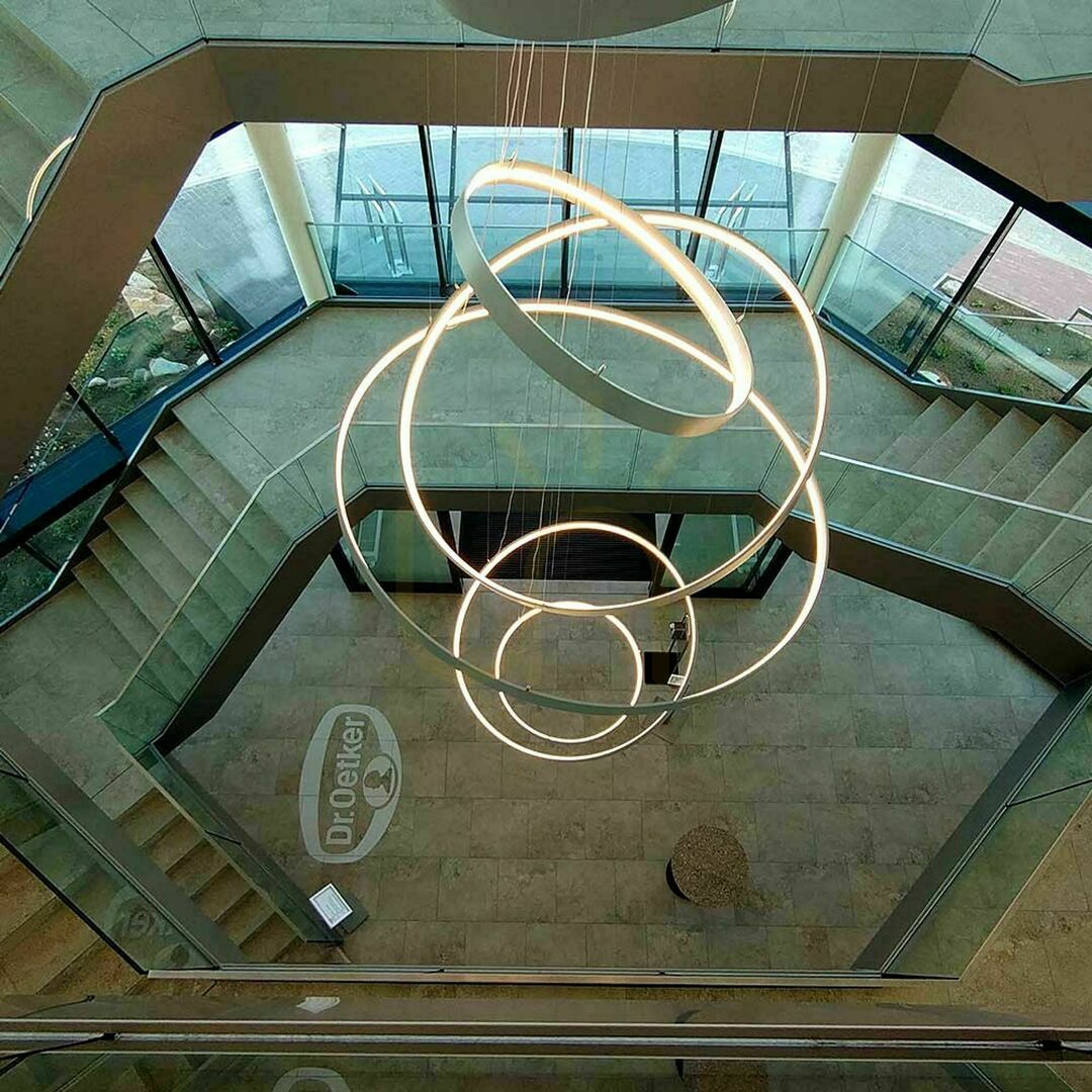 Preview s.luce Ring LED Pendelleuchte Ø 120 cm Silber dimmbar 3000K s.luce Ring LED Pendelleuchte Ø 120 cm Silber dimmbar 3000K