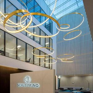 s.luce Ring LED Pendant Light 100 cm Gold Dimmable Minimalist small 4