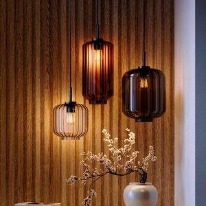 s.luce Velo Glass Pendant Light Smoky 25 cm E27 Modern small 0