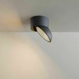 Outdoor Ceiling Light s.luce Santa LED White IP65 Round 13 cm Swivel small 12