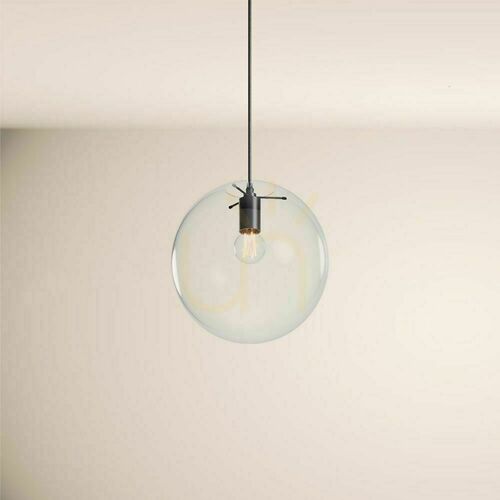 Check s.luce Orb Glass Pendant Light Transparent 30 cm E27