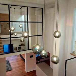 s.luce Orb Smoky Glass Pendant Light 20 cm E27 Round Modern small 11