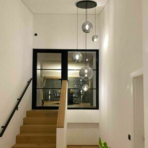 s.luce Orb Smoky Glass Pendant Light 20 cm E27 Round Modern small 3