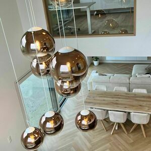 s.luce Orb Glass Pendant Light 30 cm Transparent Round Modern small 0