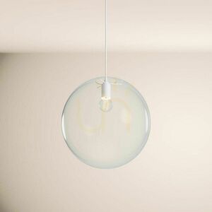s.luce Orb smoky glass pendant light 20 cm E27 dimmable 150 cm small 0