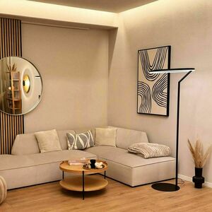 s.luce Ring LED Floor Lamp Gold Ø 60 cm with Touch Dimmer 4 s.luce Ring LED Floor Lamp Gold Ø 60 cm with Touch Dimmer small 4