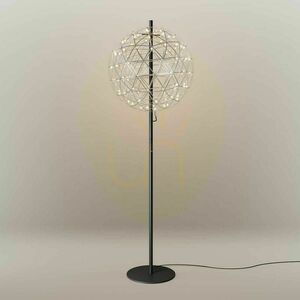 s.luce Atom Black Metal LED Floor Lamp with Touch Dimmer small 13