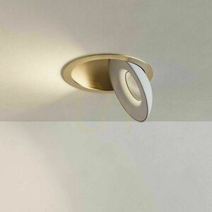 Recessed Light s.luce Santa Deep LED Black 11W Dimmable Warm White 2700K Round 13.8 cm small 10