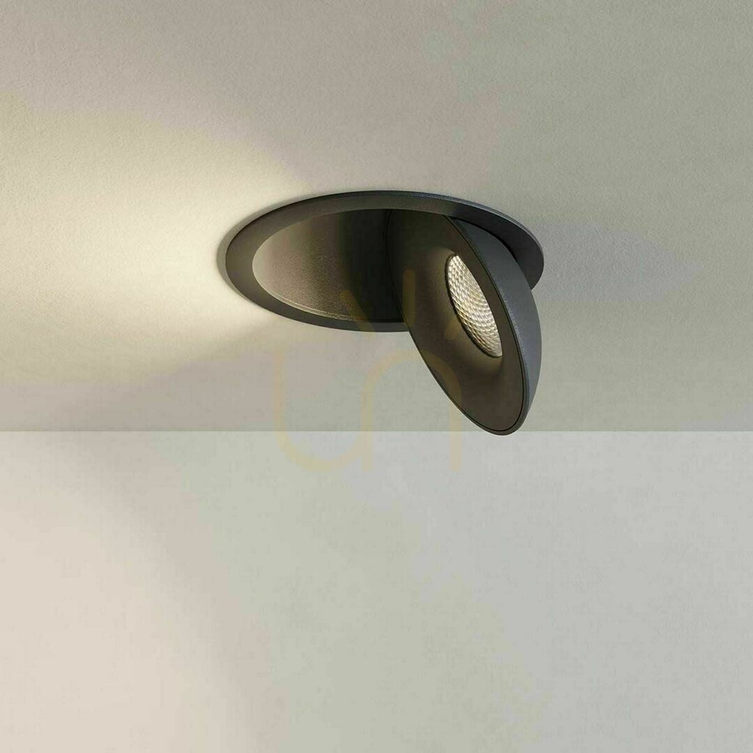 Display s.luce Santa Deep LED Recessed Swivel Spotlight 11W Silver Dimmable Warm White s.luce Santa Deep LED Recessed Swivel Spotlight 11W Silver Dimmable Warm White