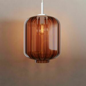 s.luce Velo Glass Pendant Light Brown 25 cm E27 Modern Minimalist small 13