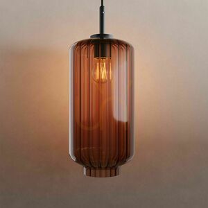 s.luce Velo Glass Pendant Light Smoky 18 cm Modern E27 small 9