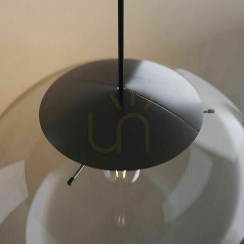 Check Lampshade s.luce Orb Cover Black 40 cm Plastic Modern Round