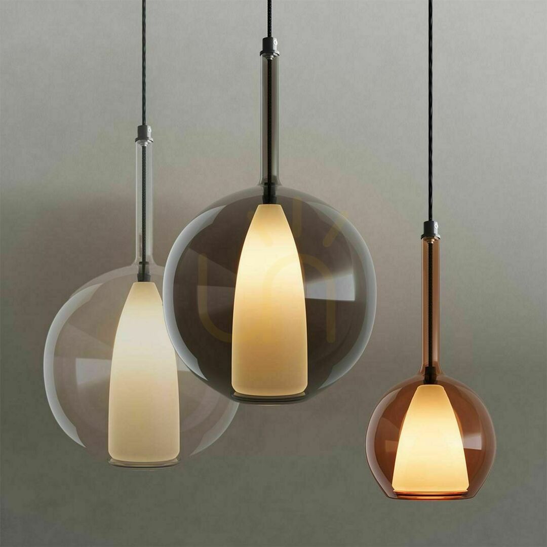 Check s.luce Belluna 5-Light Smoky Glass Pendant Chandelier s.luce Belluna 5-Light Smoky Glass Pendant Chandelier