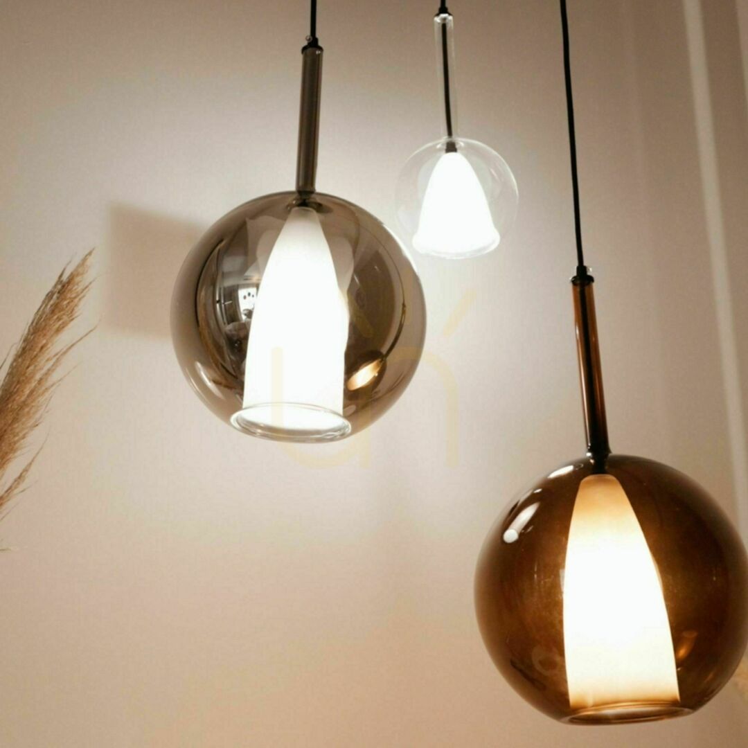 View s.luce Belluna 5-Light Smoky Glass Pendant Chandelier s.luce Belluna 5-Light Smoky Glass Pendant Chandelier