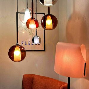 s.luce Belluna 5-Light Smoky Glass Pendant Chandelier 12 s.luce Belluna 5-Light Smoky Glass Pendant Chandelier small 12