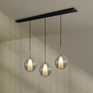 s.luce Belluna 3-Light Glass Pendant Lamp Multicolor Modern Ø24 cm small 9