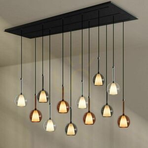 s.luce Belluna smoky glass 12-light chandelier 9 s.luce Belluna smoky glass 12-light chandelier small 9