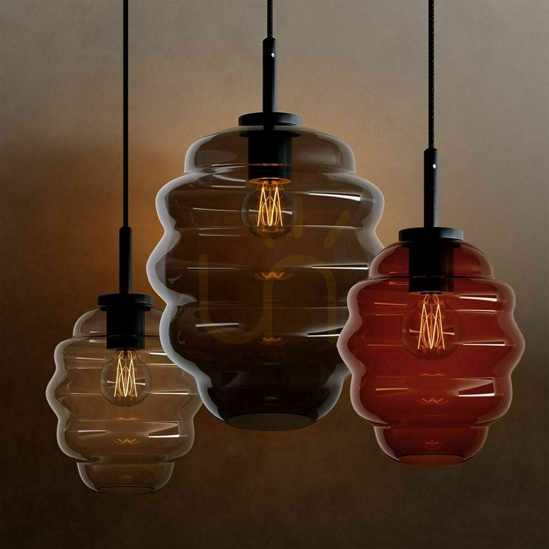 Display s.luce Echos 8-flammiger LED Kronleuchter Ø 18/25 cm Multicolor minimalistischer Stil s.luce Echos 8-flammiger LED Kronleuchter Ø 18/25 cm Multicolor minimalistischer Stil