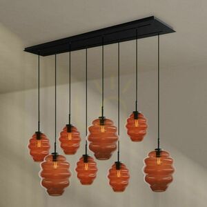 s.luce Echos 8-flammiger LED Kronleuchter Ø 18/25 cm Multicolor minimalistischer Stil 2 s.luce Echos 8-flammiger LED Kronleuchter Ø 18/25 cm Multicolor minimalistischer Stil small 2