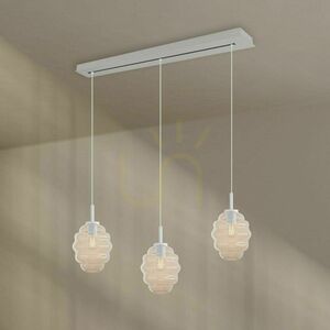 s.luce Echos 3-Licht Pendelleuchte Braun Glas Metall 18 cm E27 8 s.luce Echos 3-Licht Pendelleuchte Braun Glas Metall 18 cm E27 small 8
