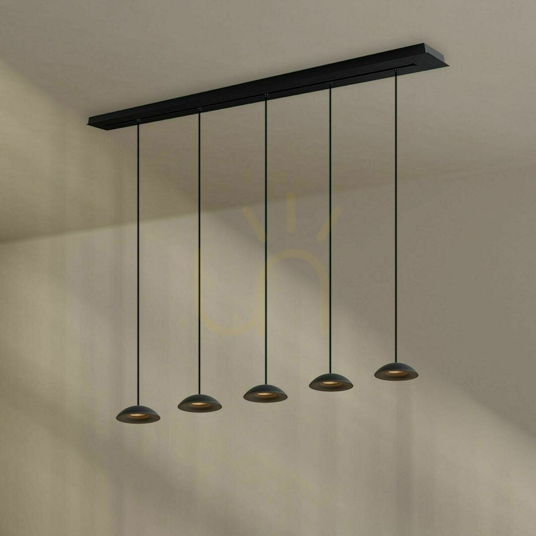 s.luce Santa Air LED 5-Light White Dining Room Chandelier 160 cm