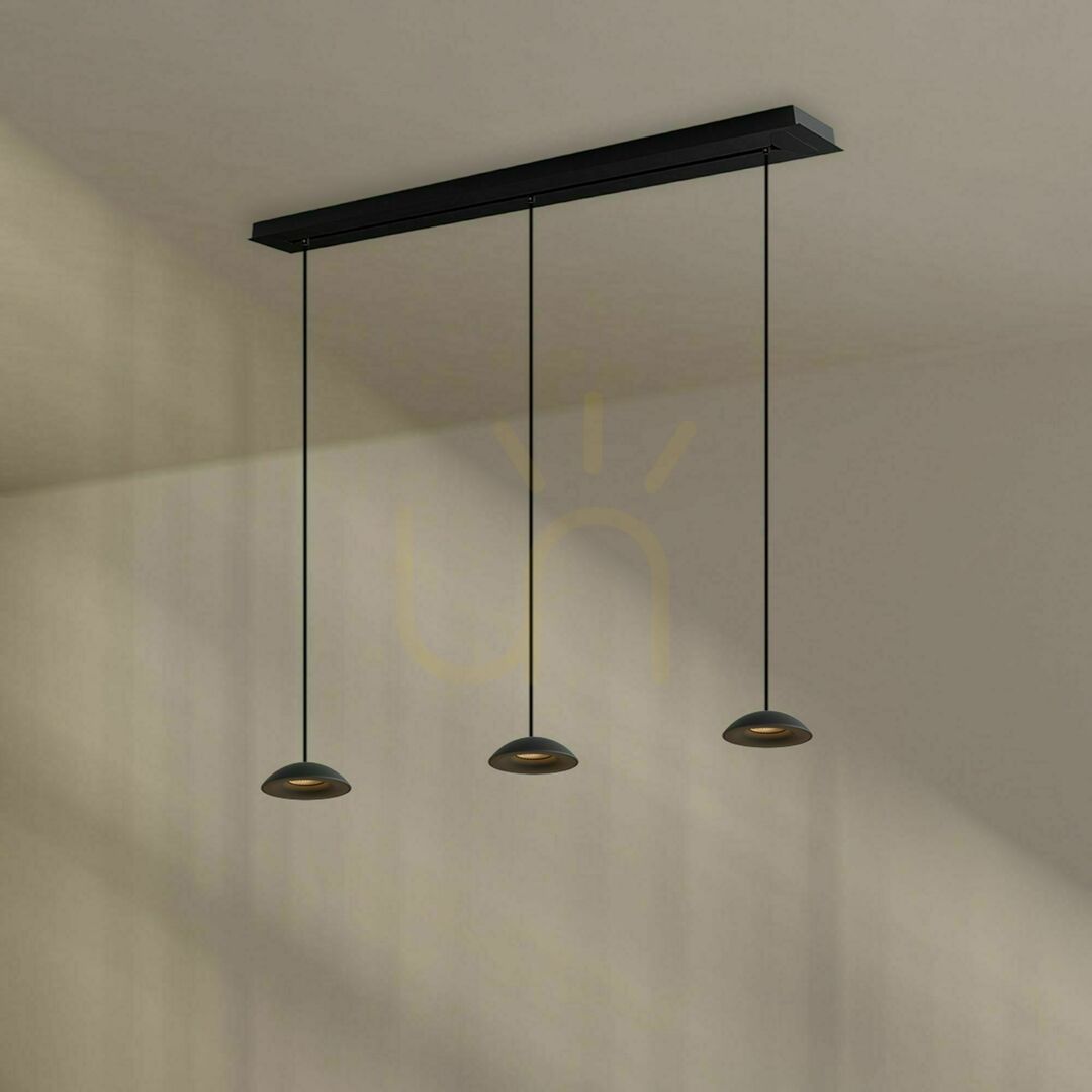 Check s.luce Santa Air 3-Light LED Pendant Light White 120 cm for Dining Room s.luce Santa Air 3-Light LED Pendant Light White 120 cm for Dining Room