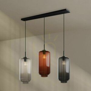 s.luce Velo 3-Light Pendant Light for Dining Room, Multicolor, 18 cm small 5