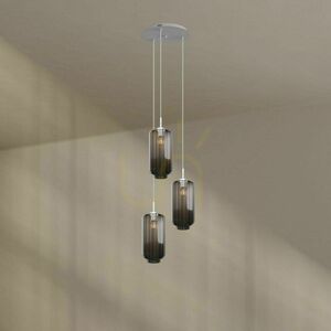 s.luce Velo 3-Light White Glass Pendant Lamp Ø 40 cm small 7