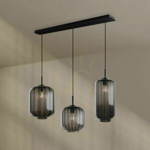 s.luce Velo 3-Light Glass Pendant Light for Dining Table, Ø 18/20/25 cm small 2