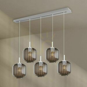 s.luce Velo 5-flame chandelier Ø 20 cm Multicolor Minimalist Dining Room small 11
