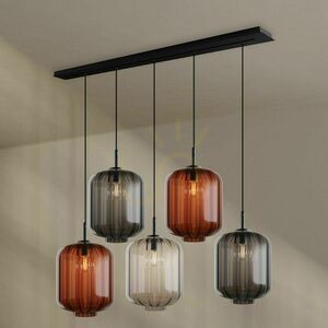s.luce Velo 5-Light Chandelier Multicolor 25 cm Minimalist Dining Room small 4