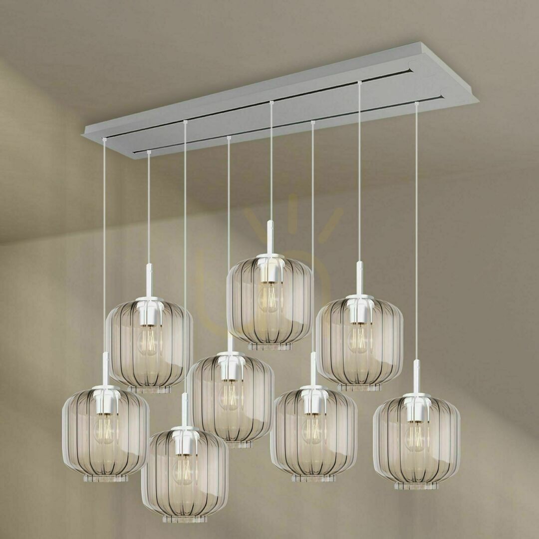 Display s.luce Velo 8-Light Multicolor Dining Room Chandelier Ø20 cm s.luce Velo 8-Light Multicolor Dining Room Chandelier Ø20 cm