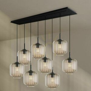 s.luce Velo chandelier 8-light white glass metal Ø 20 cm modern minimalist 3 s.luce Velo chandelier 8-light white glass metal Ø 20 cm modern minimalist small 3