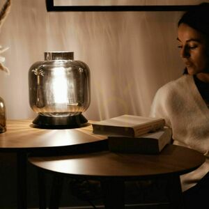 Table Lamp s.luce Velo Black Glass 36 cm E27 Dimmable with Switch 8 Table Lamp s.luce Velo Black Glass 36 cm E27 Dimmable with Switch small 8