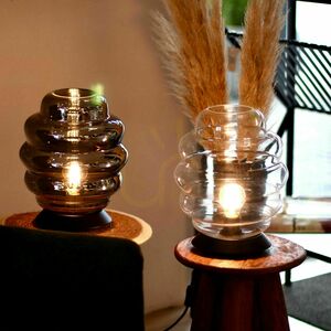 s.luce Echos Brown Glass Table Lamp, E27, 31 cm High small 10