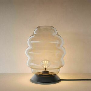 s.luce Echos Brown Glass Table Lamp, E27, 31 cm High small 13