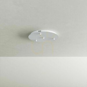 s.luce Velo 3-Light Chandelier Glass Transparent Ø25 cm small 13