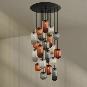 s.luce Velo Gallery Pendant Light 2-arm White Glass 18/20/25 cm 5 s.luce Velo Gallery Pendant Light 2-arm White Glass 18/20/25 cm small 5