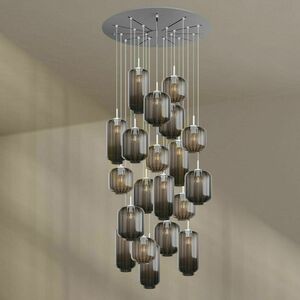 s.luce Velo Gallery Pendant Light 2-arm White Glass 18/20/25 cm 8 s.luce Velo Gallery Pendant Light 2-arm White Glass 18/20/25 cm small 8