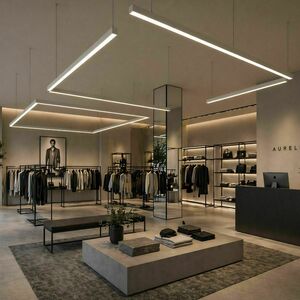 s.luce Oris XL LED Linear Pendant Light 200 cm White 4000K small 15