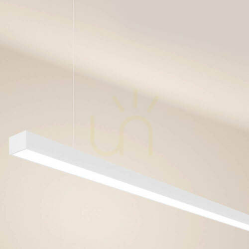 Check s.luce Oris XL Linear LED Pendant Light, 400 cm, White, 4000 K