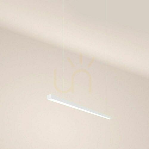 Check s.luce Oris LED Linear Pendant Light XL White 4000K 48W Office