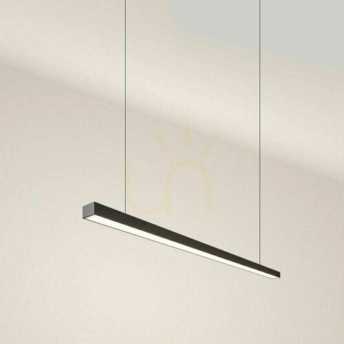 Check s.luce Oris LED Linear Pendant Light Black 4000K 160 cm Office