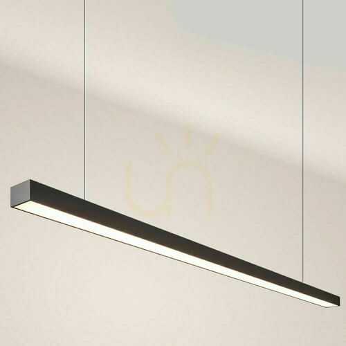 Check s.luce Oris LED Linear Pendant Light XL Black 4000K Office 300 cm
