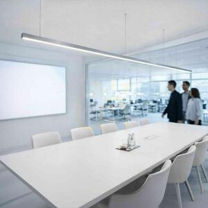 s.luce Oris LED Linear Pendant Light XL Black 4000K Office 8000 lm small 0