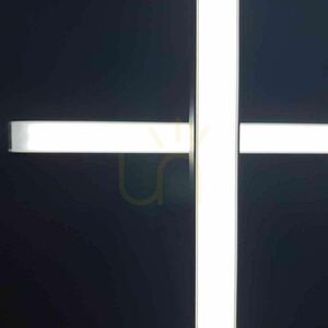 s.luce Oris LED Pendelleuchte Silber 120 cm 2700K Linear Aluminium Modern small 9