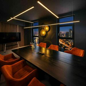 s.luce Oris Linear LED Pendant Light White 2700K 120 cm Modern small 2